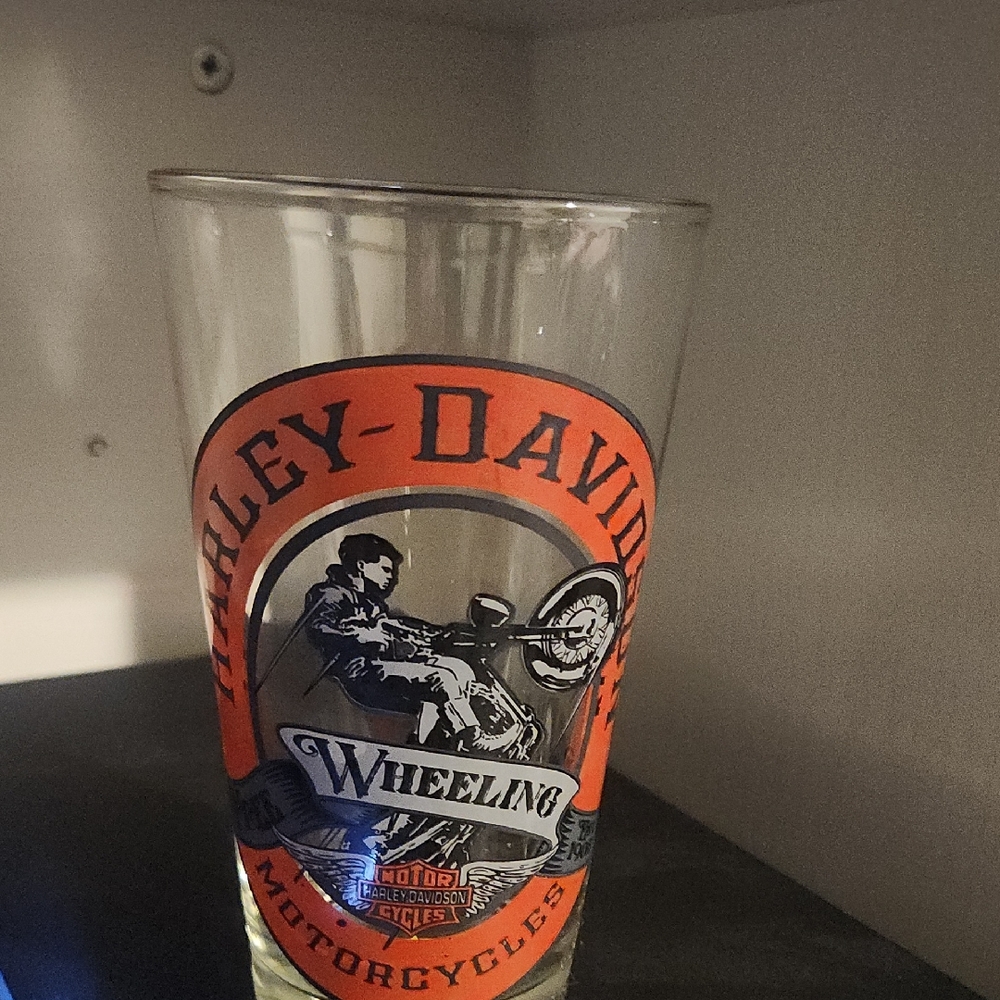 Harley Davidson Glass